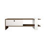 Hanah Home Gaye Conjunto de Muebles de Salón Nogal y Blanco